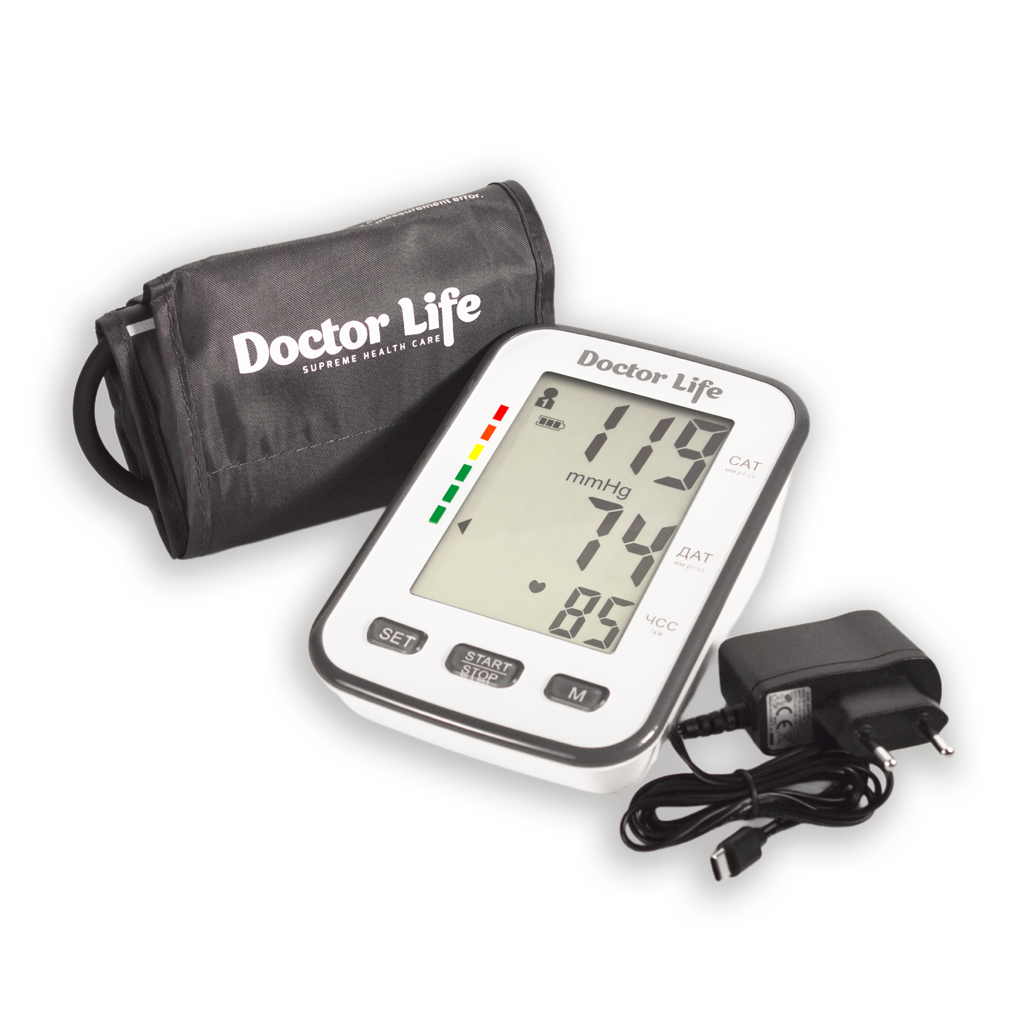 Зображення Автоматичний тонометр Doctor Life Basic 02-А з адаптером 